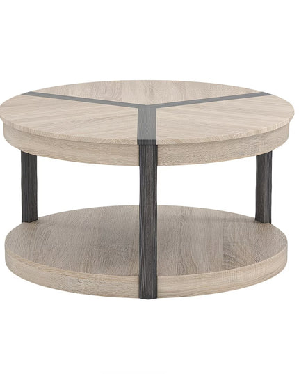 Round Two-Tier Coffee Table