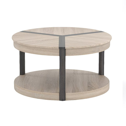 Round Two-Tier Coffee Table