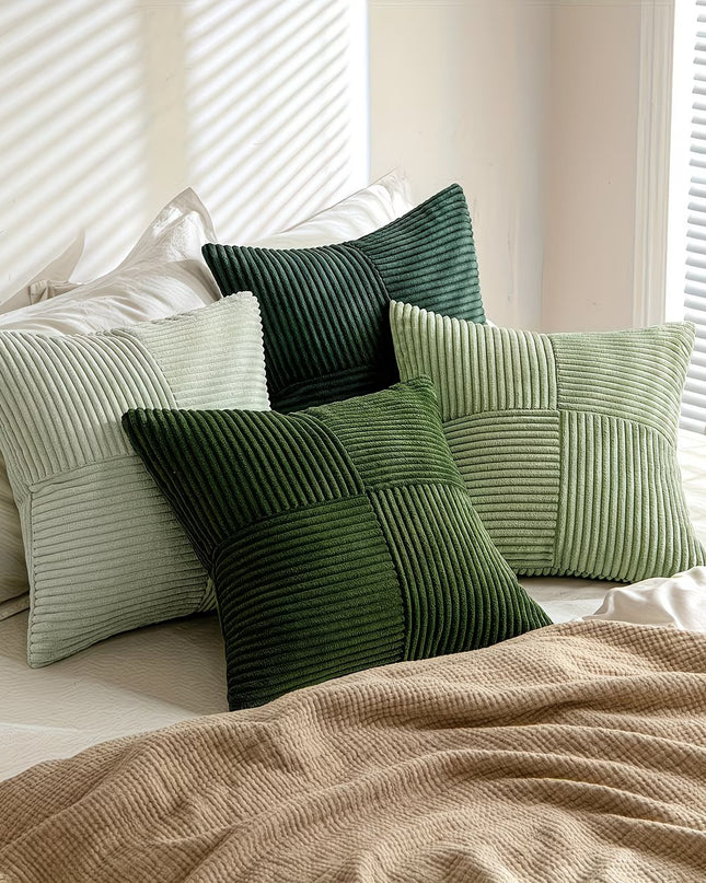 Set of Four Corduroy Pillow Covers