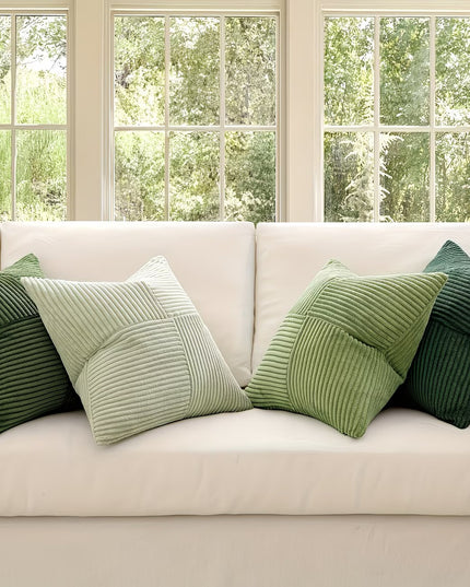 Set of Four Corduroy Pillow Covers